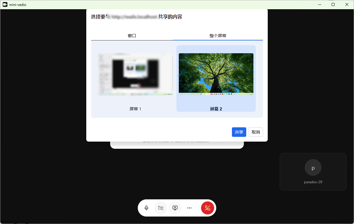屏幕共享